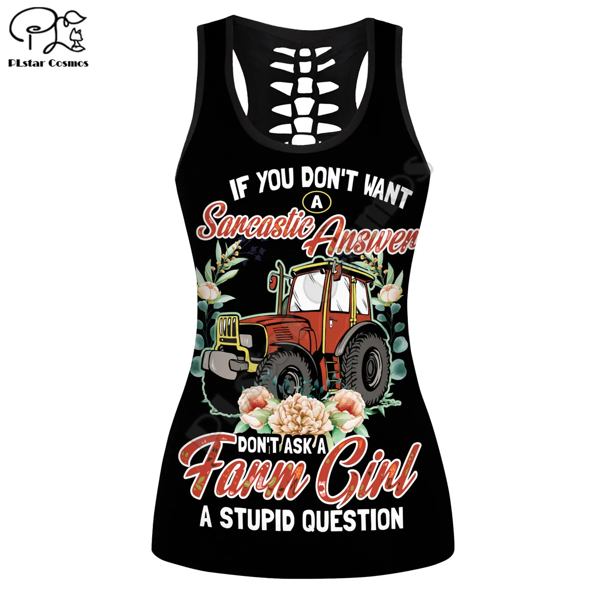 

PLstar Cosmos fowl 3D Printed womens sexy tank tps Summer Vest Tank Top Women/girl Fashion yoga vest Drop shipping