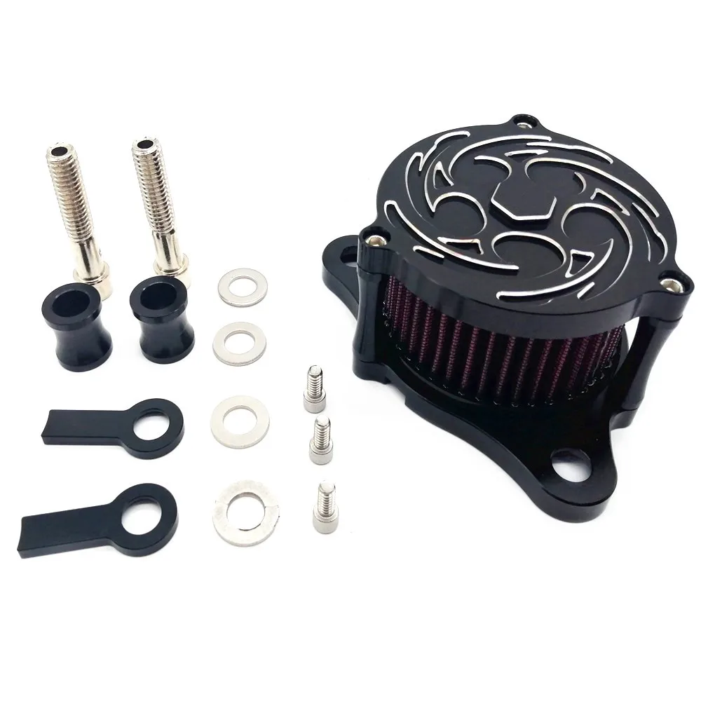 Высококачественный воздухозаборник для мотоцикла система фильтров из алюминия