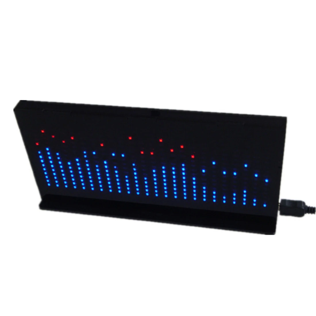 للبيع لتقوم بها بنفسك ضوء مكعب عدة AS1424 الموسيقى الطيف LED عرض مضخم الصوت تعديل إيقاع مصباح-المنتج النهائي الأسود