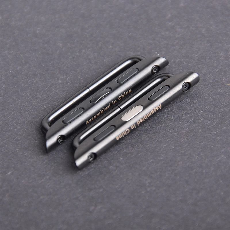 Высококачественный чехол из нержавеющей стали с золотым разъемом для Apple Watch Series