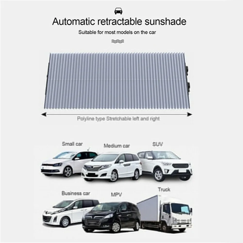 

Accessories Cover Block Sunshade Rear Retractable Suction Cup Universal