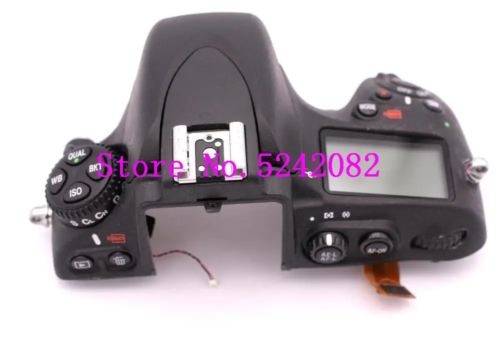 

Новинка для Nikon D800 Верхняя Крышка корпуса Unit с верхним ЖК-дисплеем, флэш-панелью, гибким кабелем FPC Camera запасные части для ремонта