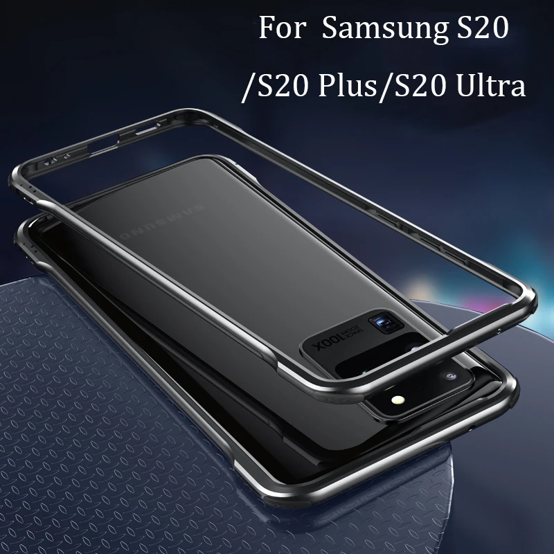 Роскошный металлический бампер для Samsung Galaxy S20 Ультра чехол воздушная подушка