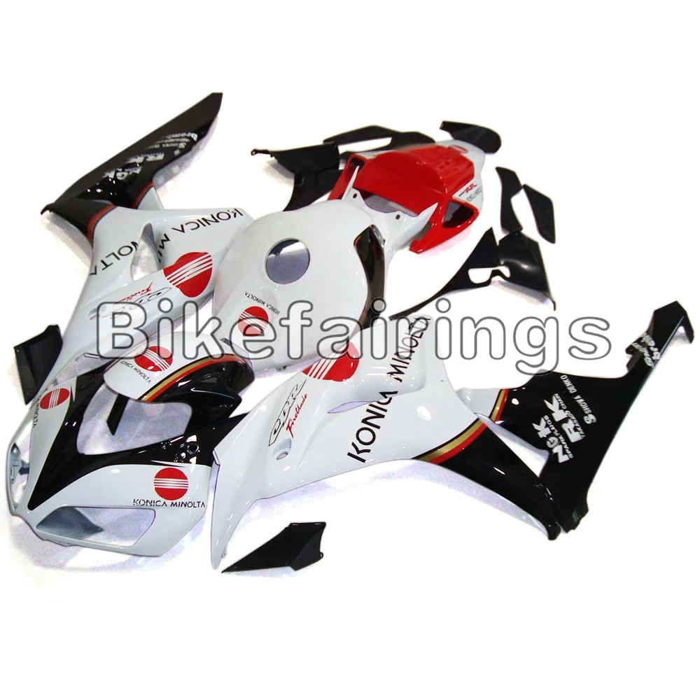 Красно-белые и черные низкие полные коврики для Honda CBR1000RR 2006 2007 06 07 мотоциклетные