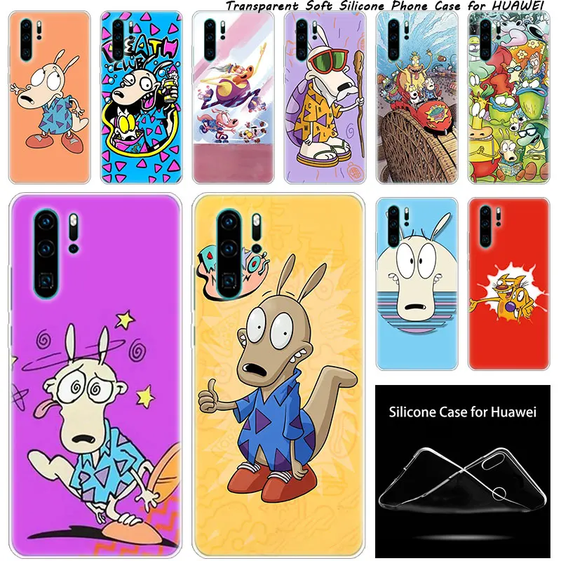 Роскошный мягкий чехол Rocko современная жизнь для huawei NOVA 3 3i 5 5i P20 P30 Pro P9 P10 P8 Lite 2017 P