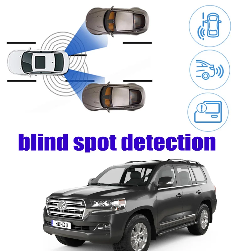 

For TOYOTA Land Cruiser J200 LC200 Car BSD BSM Blind Area Spot Warning Safety Drive Alert Mirror Rear Radar Detection System