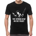 Крутая Апокалипсис сейчас Футболка мужская графическая футболка с коротким рукавом Хлопок Футболка с принтом Чарли не серфинг крутые футболки топы