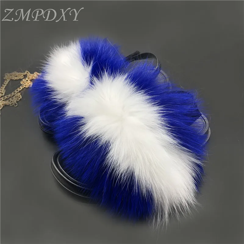 

Children Fox Fur Slippers Baby Flat Slides Fluffy Warm Slippers Cute Plush Shoes Baby Fluffy Slippers Beautiful Girls Slippers