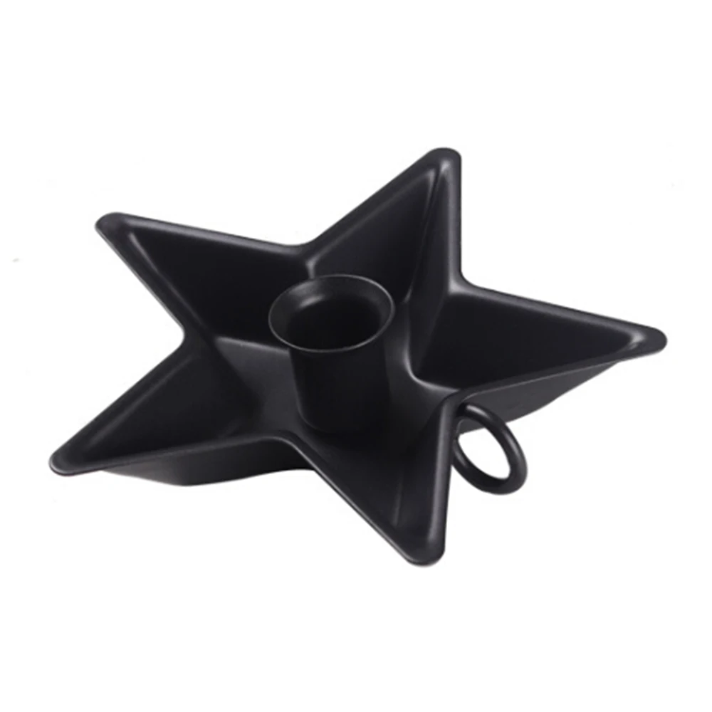 Звезда в форме сердца Рождественский подсвечник для дома железный металлический