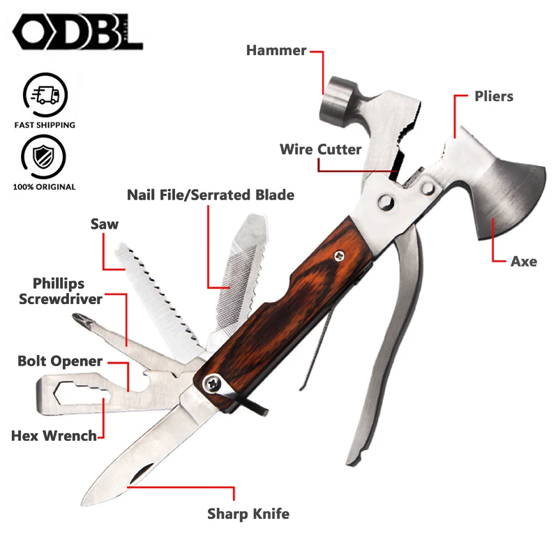 Многофункциональный инструмент BDCAT для наружного использования стальная пилка