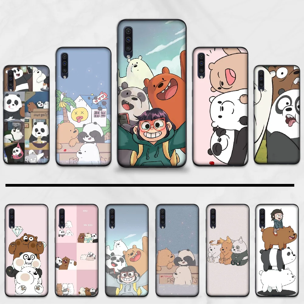 Чехол для телефона с милыми медведями Samsung Galaxy A 3 6 7 8 10 20 30 40 50 70 71 10S 20S 30S 50S PLUS |