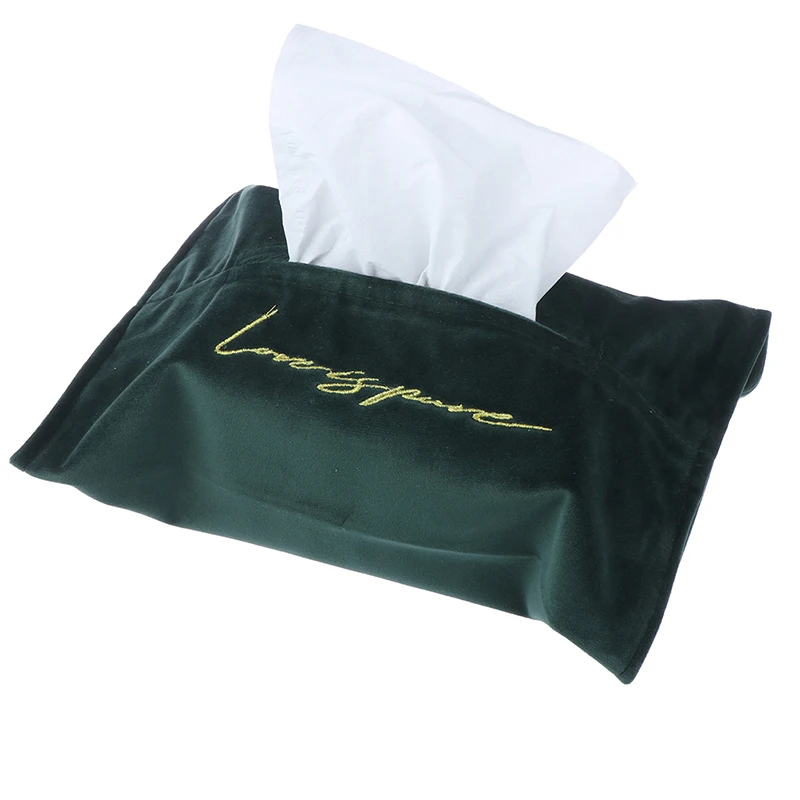 Автомобильная коробка для салфеток скандинавский бархатный держатель контейнер