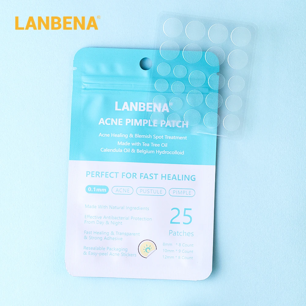 LANBENA акне прыщи патч ежедневное использование маска для лица невидимые наклейки
