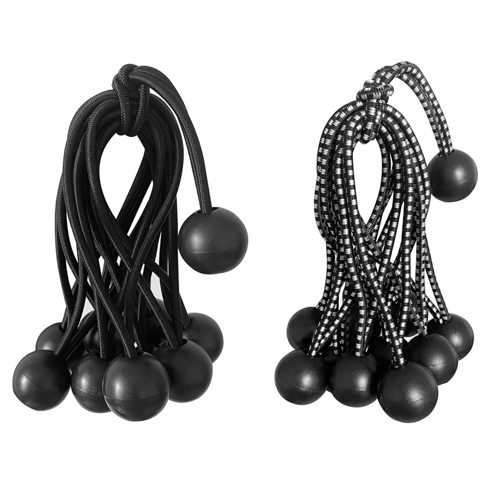 

12pcs Camping Tent Binding Rope Awning Outdoor Canopy Elastic Cords Fixed Strap Fixed Strap Camping Supplies
