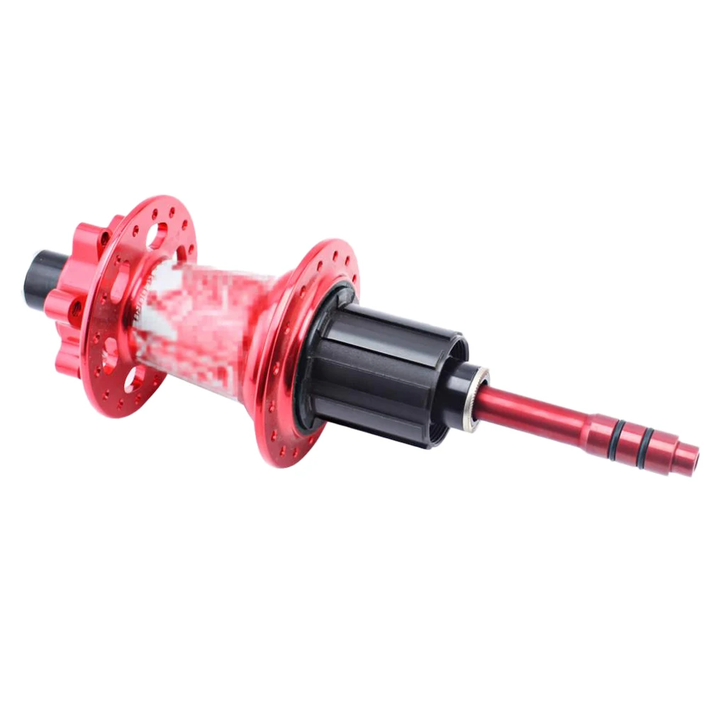 

Aluminum Alloy Bike 12 To 9mm Thru Axle Quick Release Hub Conversion Skewer Adapter 148mm 4 Spare Rubber Rings