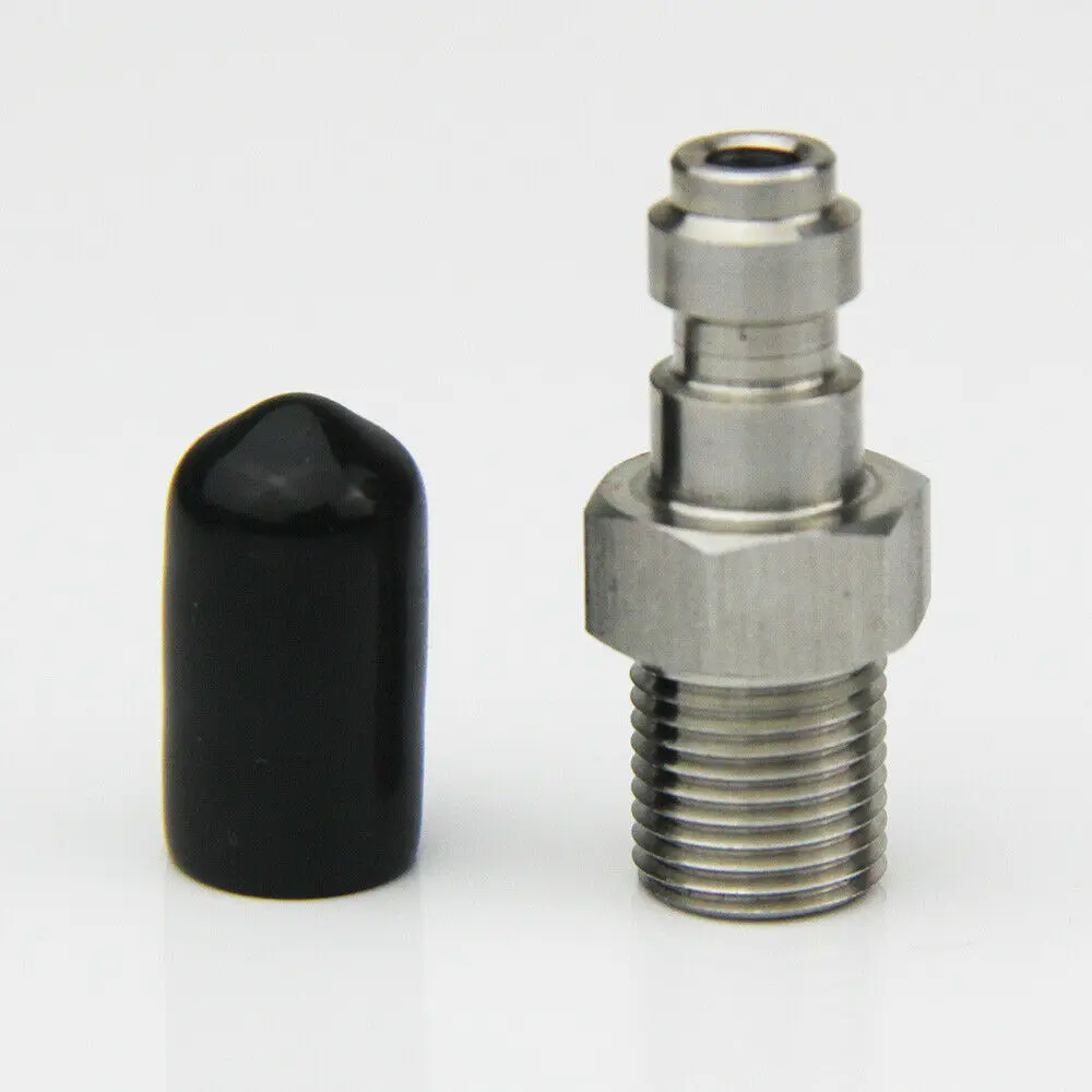 New Hot QD Male M10X1 BSPP1/8 NPT1/8 Paintball PCP Charging Fill Fitting 8mm Copper Quick Disconnect Rated to 300 bar/4500PSI - Цвет: M10