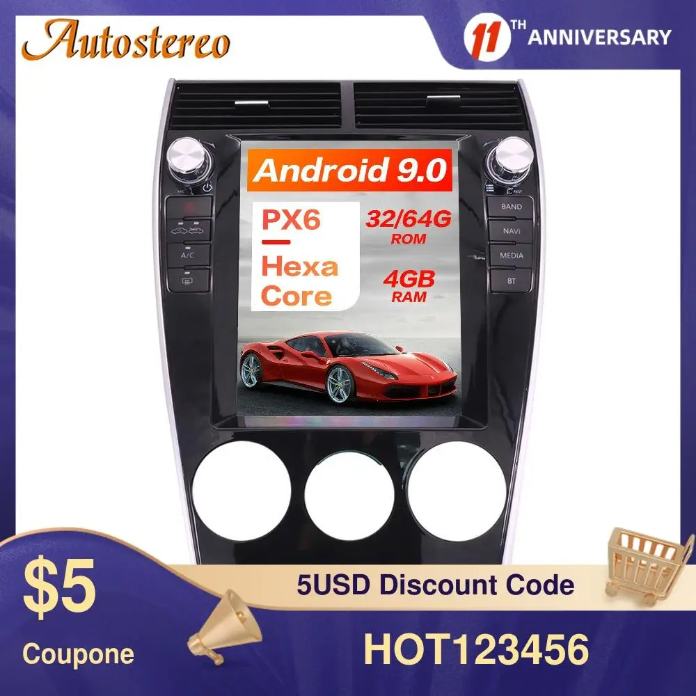 Автомобильный GPS навигатор для Mazda 6/Mazda 6 9 0 2002 Android 2008 4 + 64 ГБ|Автомагнитолы| |