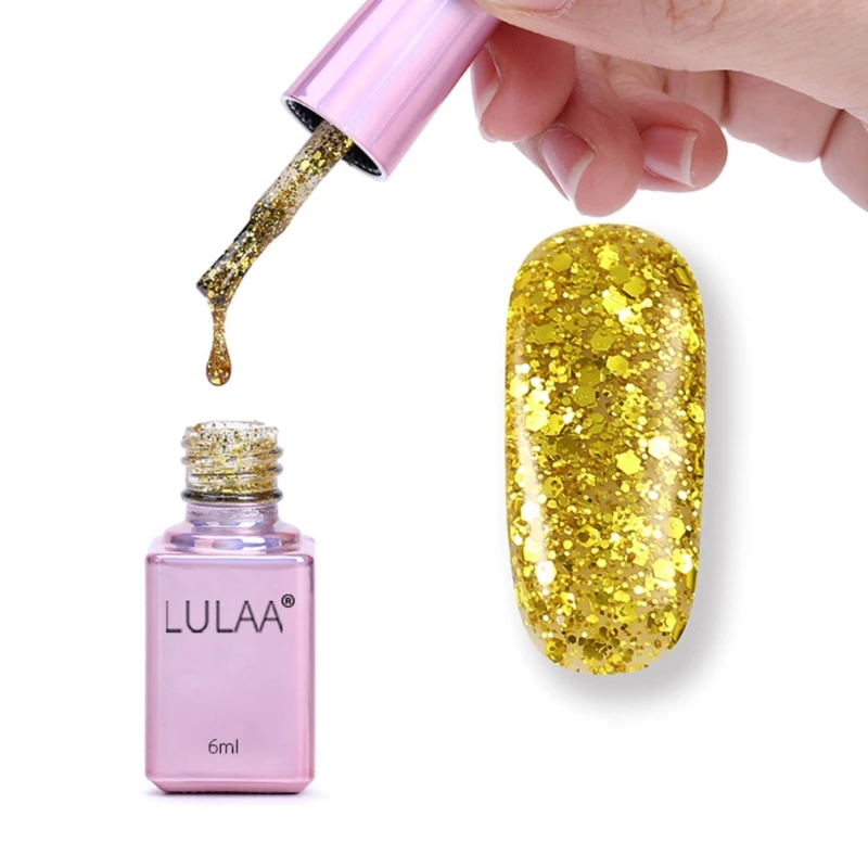 6 мл Лак для ногтей с блестками клей маникюра Клей фототерапии|Лак ногтей| |