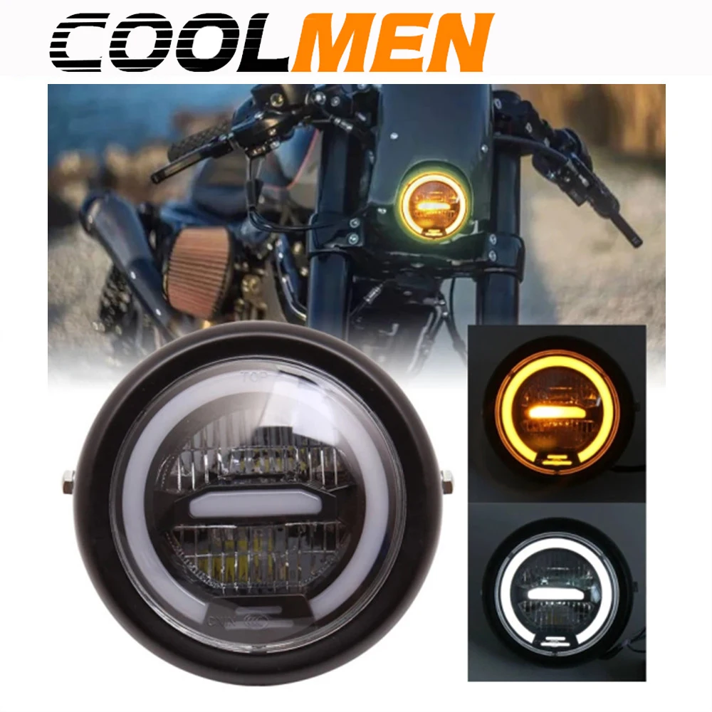 

1 шт., светодиодная мотоциклетная фара ближнего/дальнего света, 5,75 дюйма