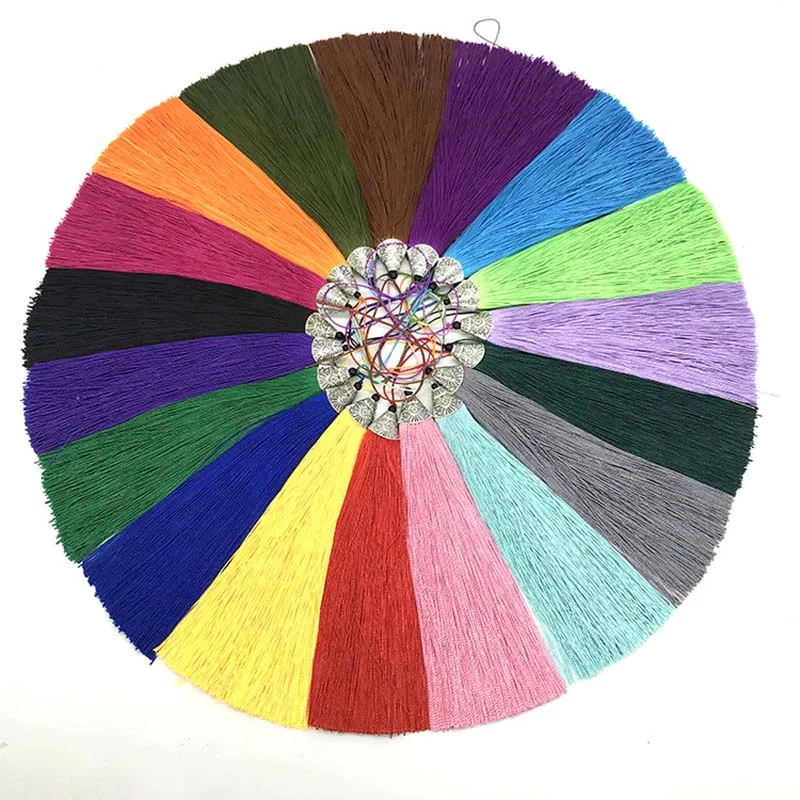 2 шт./лот 17 см кисточки Декоративные Шелковые сделай сам шелковые швейная ткань