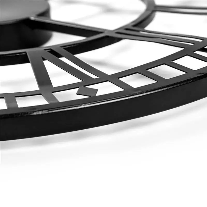 Настенные часы с римскими цифрами металлические бесшумные настенные украшения