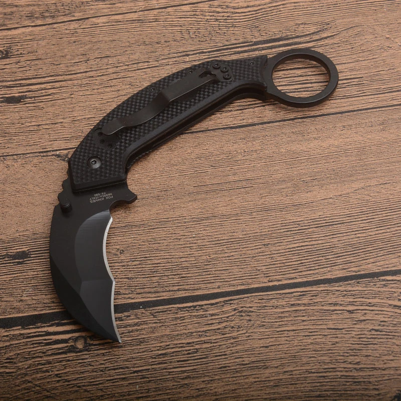 Складной Нож Коготь 440Cblade G10 Ручка походные тренировочные ножи для выживания на