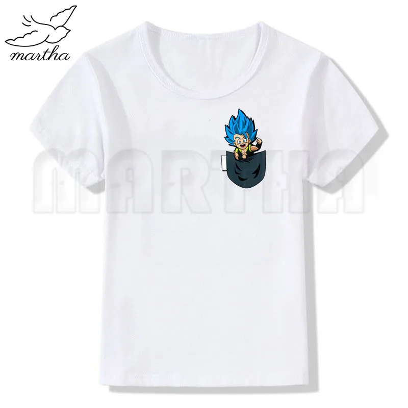 Белая футболка для маленьких девочек с рисунком аниме Марио единорога Драго бала
