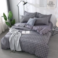 solid color cover set duvet cover adult child bed linen sheets pillowcase comforter bedding set home textiles king size