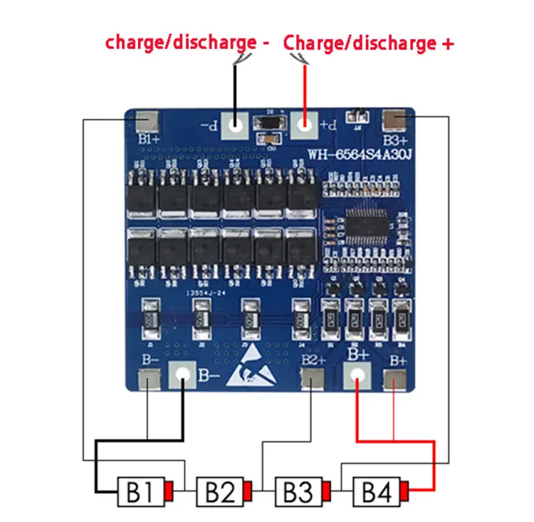 4S 30A LiFePO4 BMS плата защиты батареи PCM для электронных игрушек электромобилей|protection