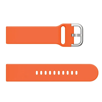 Orange Для Xiaomi Huami Amazfit GTS ремешок Смарт-часы Silione браслет для Amazfit GTR 47 мм 42 мм браслет для Amazfit Bip полосы для часов - Цвет: Orange