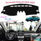Чехол для приборной панели автомобиля, коврик для приборной панели Suzuki Vitara LY 2015 2016 2017 2018, автомобильный нескользящий чехол для приборной панели, защитная накладка