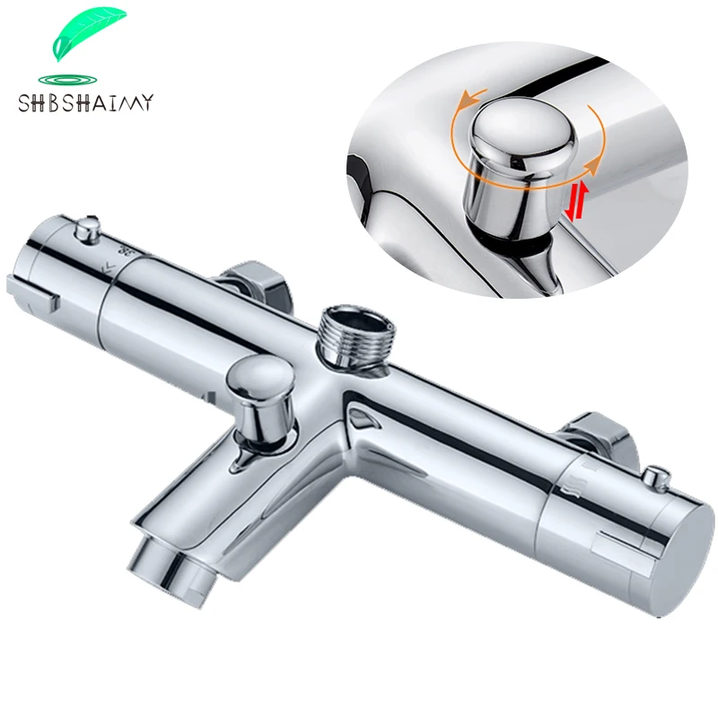 Термостатический смеситель для душа смесительный клапан ванной комнаты Длинный