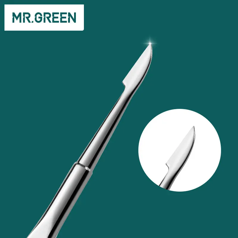 Импортный нож MR.GREEN из нержавеющей стали для маникюра и отшелушивания|nail tools|stainless