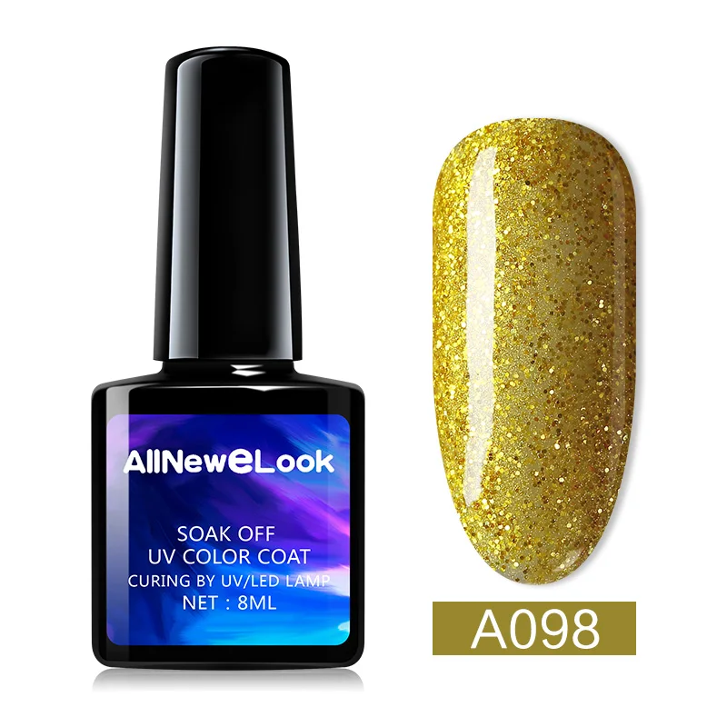 098 Allnewelook нейл-арта светодиодный лак для ногтей продукты для профессионалов UV лампа длительного действия Гель-лак для ногтей, Цвет 8 мл 120 Цвет лак - Цвет: 098