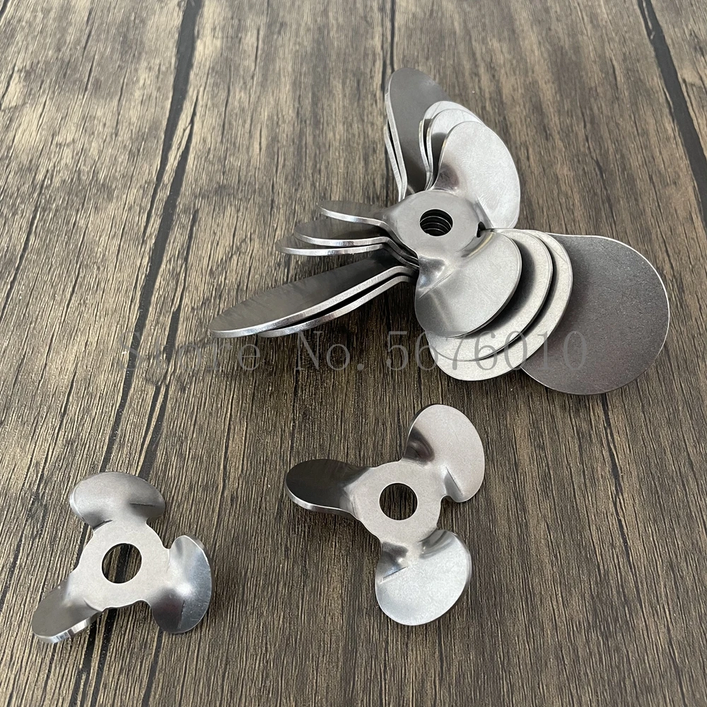 Вращающийся трехлопастной пропеллер диаметром от 4 см до 12 из нержавеющей стали