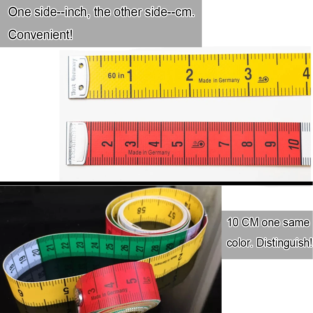 1 рулон 5 метра измерительная лента с кнопкой измерительный инструмент для одежды