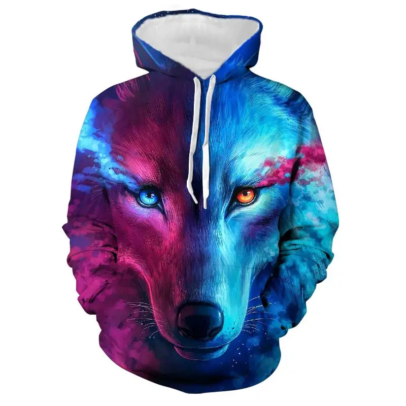 

Hoodies Cool Wolf Animal Series 3D Printed Men Women Children Streetwear Pullover Long Sleeve Sweatshirts Boy Girl Kids Coat