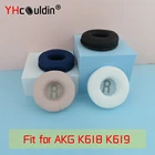 Амбушюры для наушников AKG K618 K619, сменные амбушюры из искусственной кожи