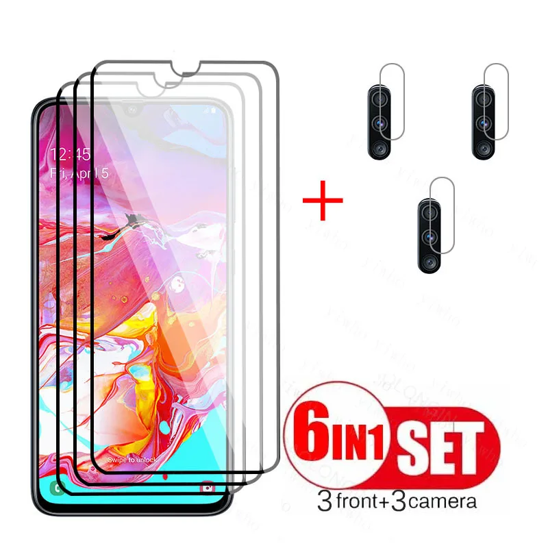 

Защитное стекло для Samsung Galaxy A70 HD, пленка для экрана, Защитное стекло для Galaxy A70 A 70, полноэкранная пленка для объектива, закаленное стекло