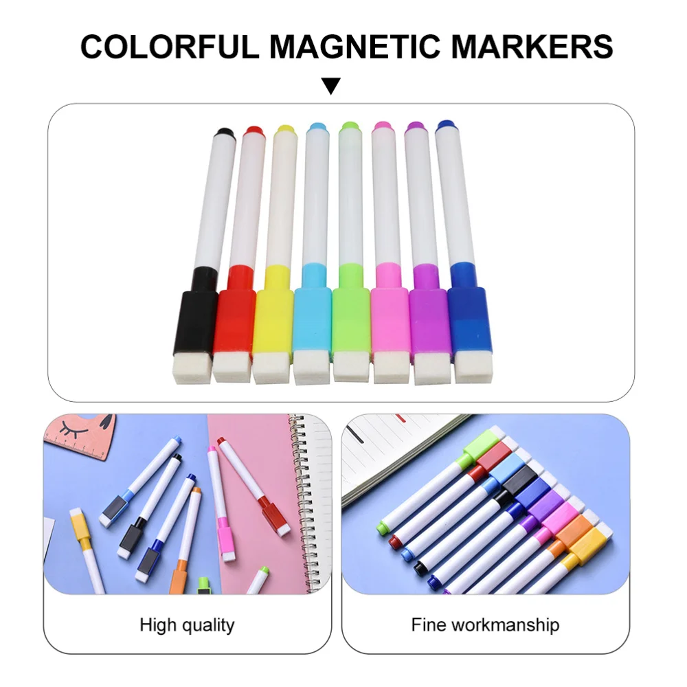 

1 Set 24pcs Whiteboard Colorful Magnetic Markers for Office (Assorted Color)