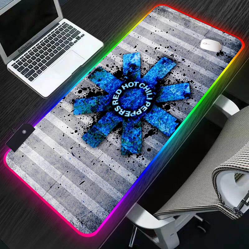 

RGB Mouse pad gamer carpet notbook computer mousepad Rock Band RHCP gaming mouse pads gamer keyboard mouse mat laptop mouse pad