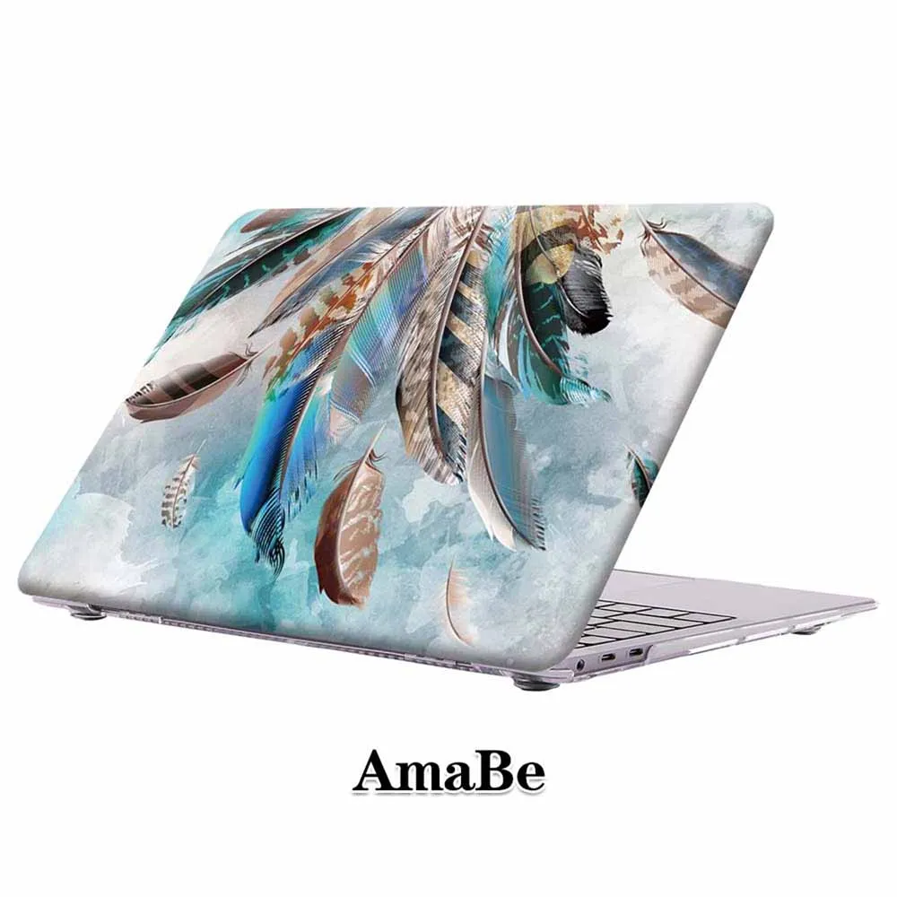 чехол для ноутбука с перьями
