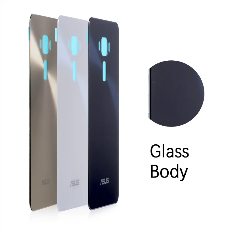 Задний корпус для Asus Zenfone 3 ZE552KL задняя крышка Батарейная дверь с клейкие запчасти