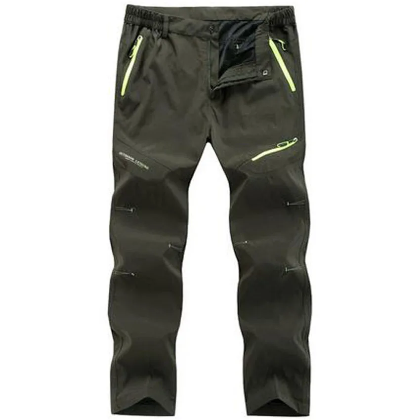 5XL Mens Quick Dry Long Pants Men Breathable Joggers Trousers Male Durable Casual Brand Clothing J6T023