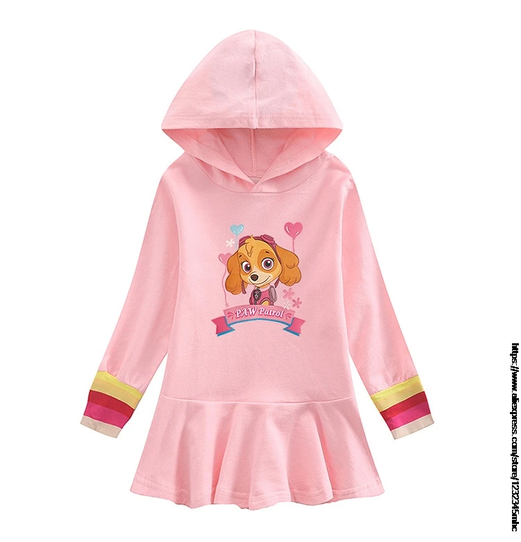 С рисунком из мультфильма Щенячий патруль двух предметов: толстовка с капюшоном