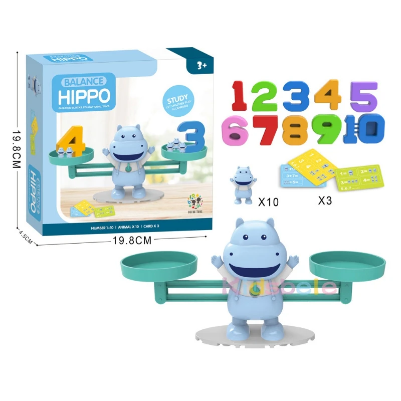 Math Toy Montessori Digital Balance Scale Learning Educational Toys Balancing Number Board Game Preschool For Kids | Игрушки и хобби