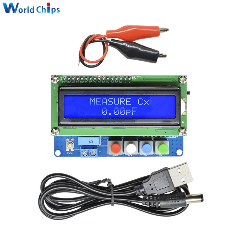 1 компл. USB LC100 A цифровой ЖК индуктивность емкость L/C HC измерительный модуль тестер