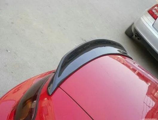 Задний спойлер из углеродного волокна типа 2 с глянцевой отделкой крыло