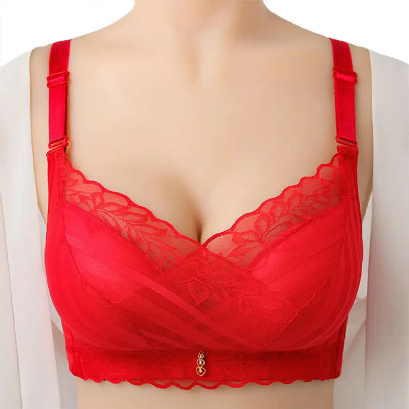 

Womens Ladies Full Cup Lace Push Up Stretchy Bra Sexy Lingerie Padded Bras New