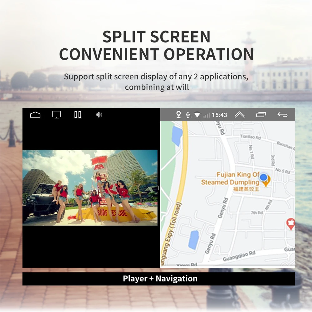 Автомобильная Мультимедийная система Android 10 4G сенсорный экран 64 ГБ DSP видео для